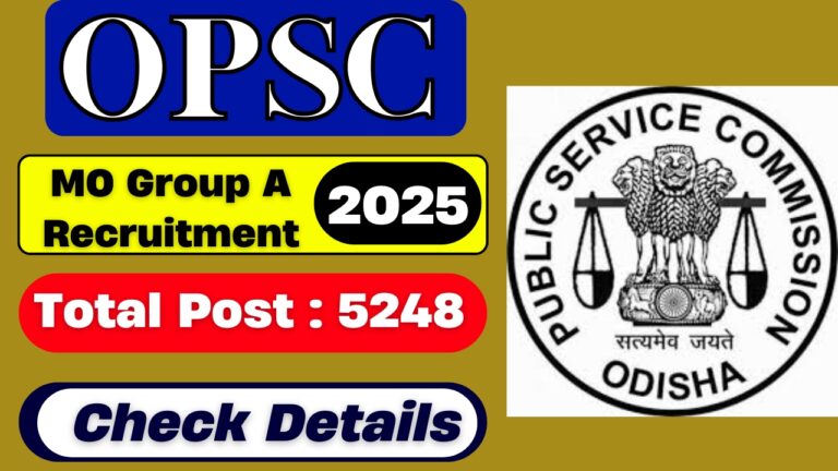 OPSC MO Group A Recruitment