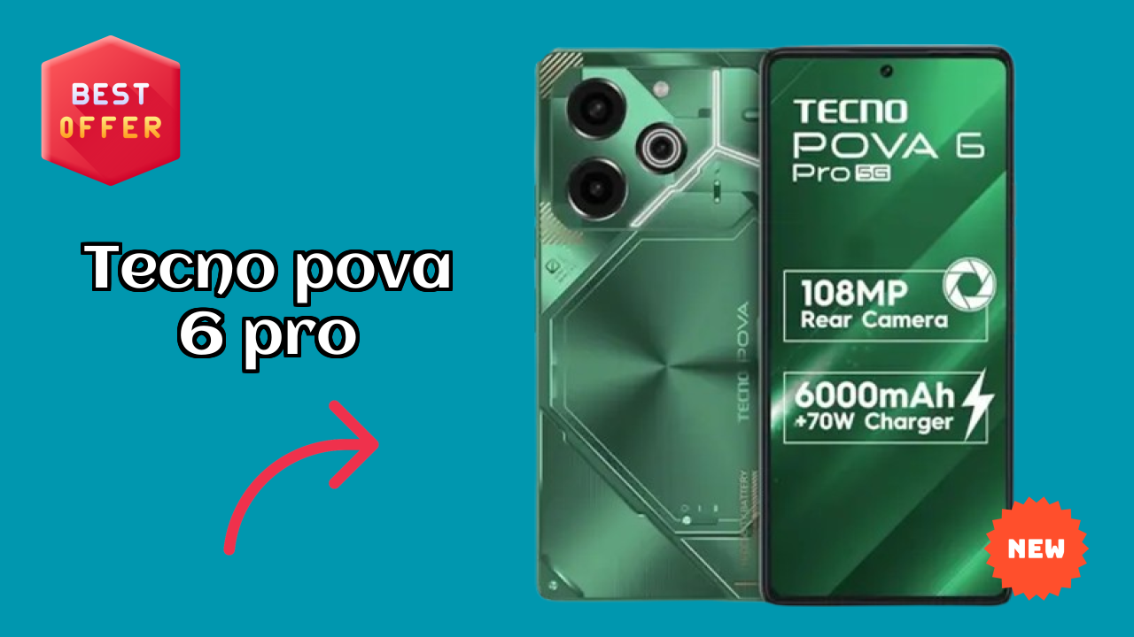 Tecno Pova 6 Pro Battery Life: 6000 MAh How Long Lasts