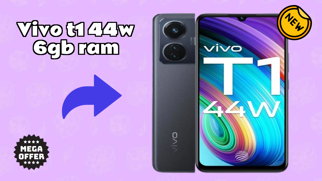 Vivo T1 44W 6GB RAM at ₹15,999 - Everything About It